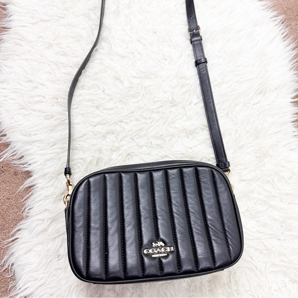 Coach Black Jes Quilted Crossbody Bag - Picture 11 of 14